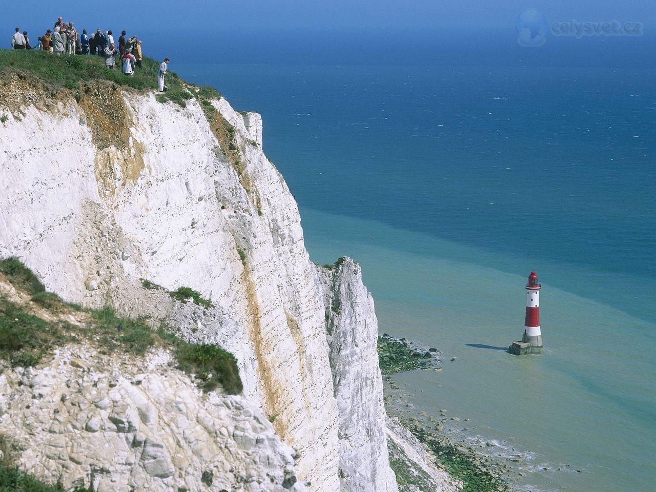 Foto: Beachy Head Lighthouse, Eastbourne, East Sussex, England