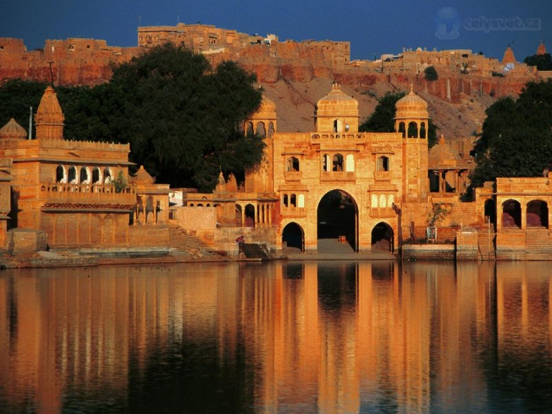 Foto: Gadi Sagar Temple, Jaisalmer, Rajasthan, India