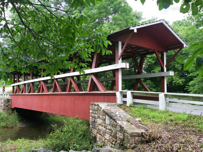 Foto: Colvin Bridge, Schellsburg, Bedford County, Pennsylvania