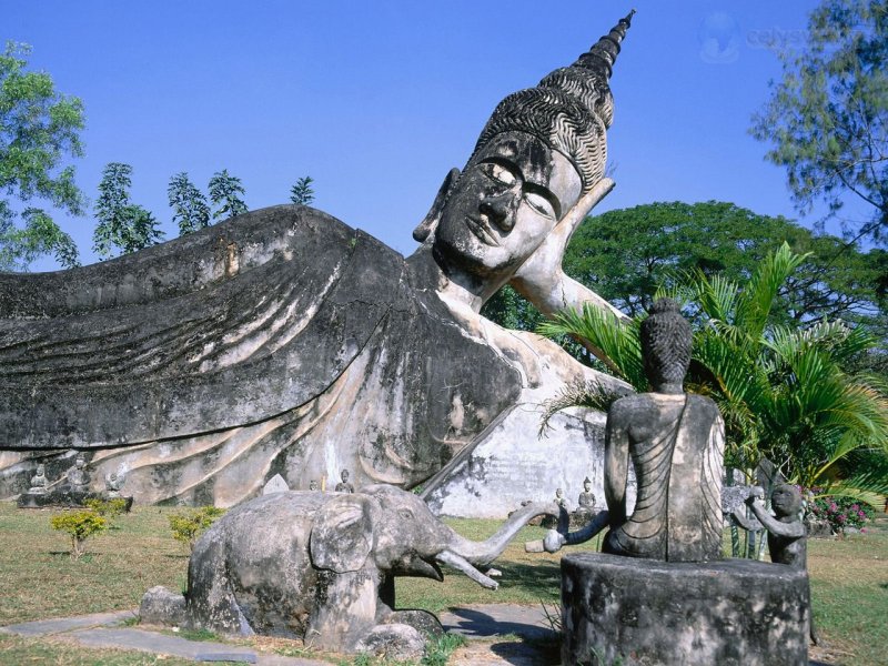 Foto: Buddha Park, Vientiane, Laos