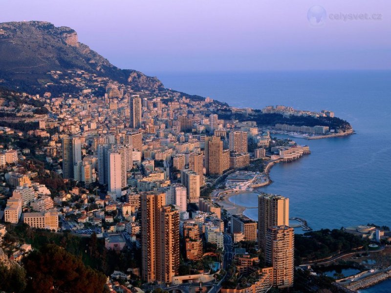 Foto: Twilight Over Monte Carlo, Monaco