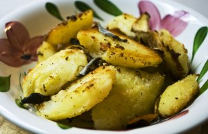 Recept online: Peen brambory: Koenn koleka brambor peen domkka s kousky msla