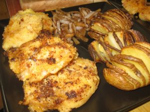 Recept online: Ryb placiky: Osmaen placiky z rybho masa, koen a prolisovanch brambor